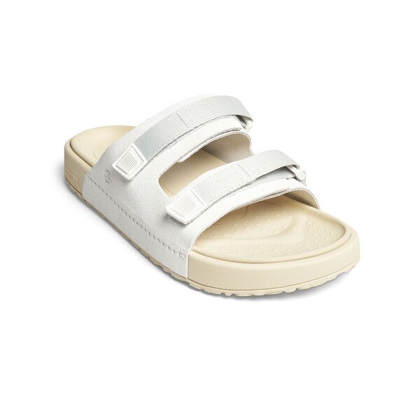 No. 73 Two Strap Sandal in White